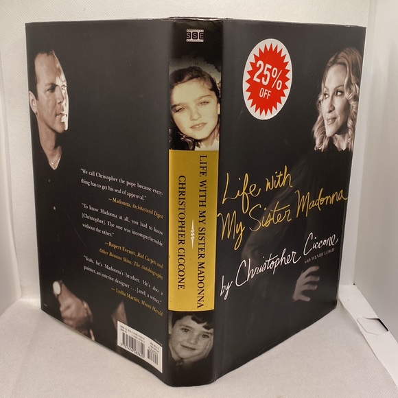 Life with My Sister Madonna by Christopher Ciccone Hardcover - Picture 10 of 10